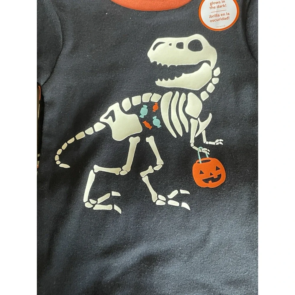 Carter's Baby Size 12 m Halloween T-Rex 4-Piece Pajama Set New with Tags